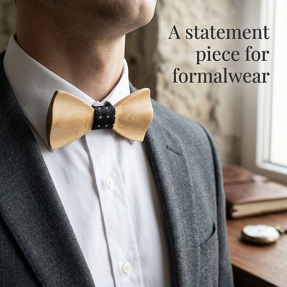 M439 M439  Father & Son Bow Tie Set, Maple — view 2