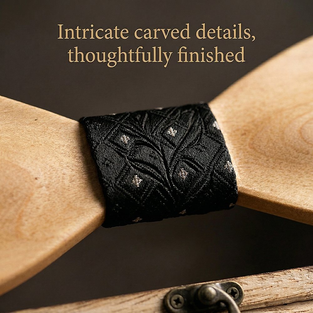 M439 M439  Father & Son Bow Tie Set, Maple — view 3