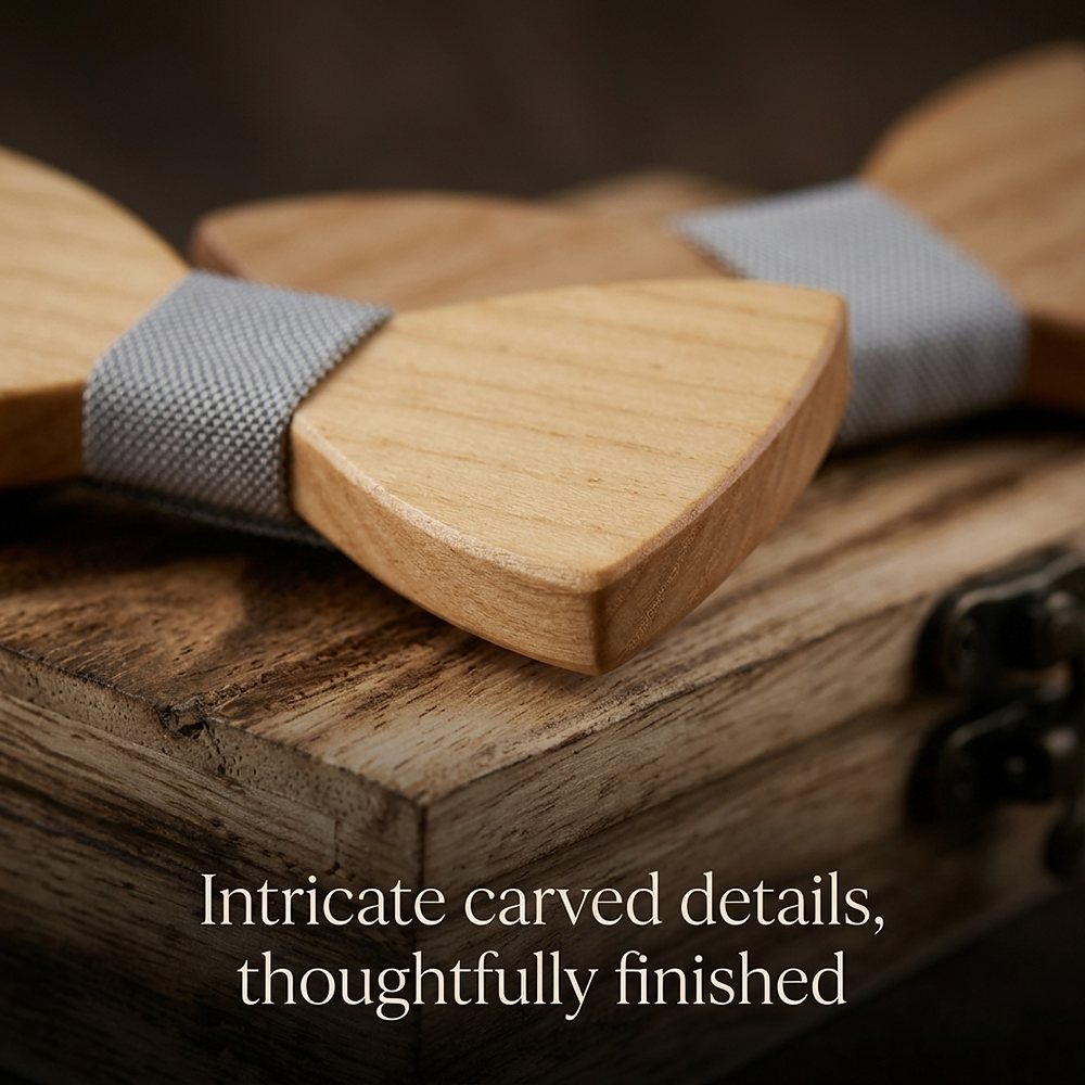 M441 M441  Father & Son Bow Tie Set, Maple — view 3