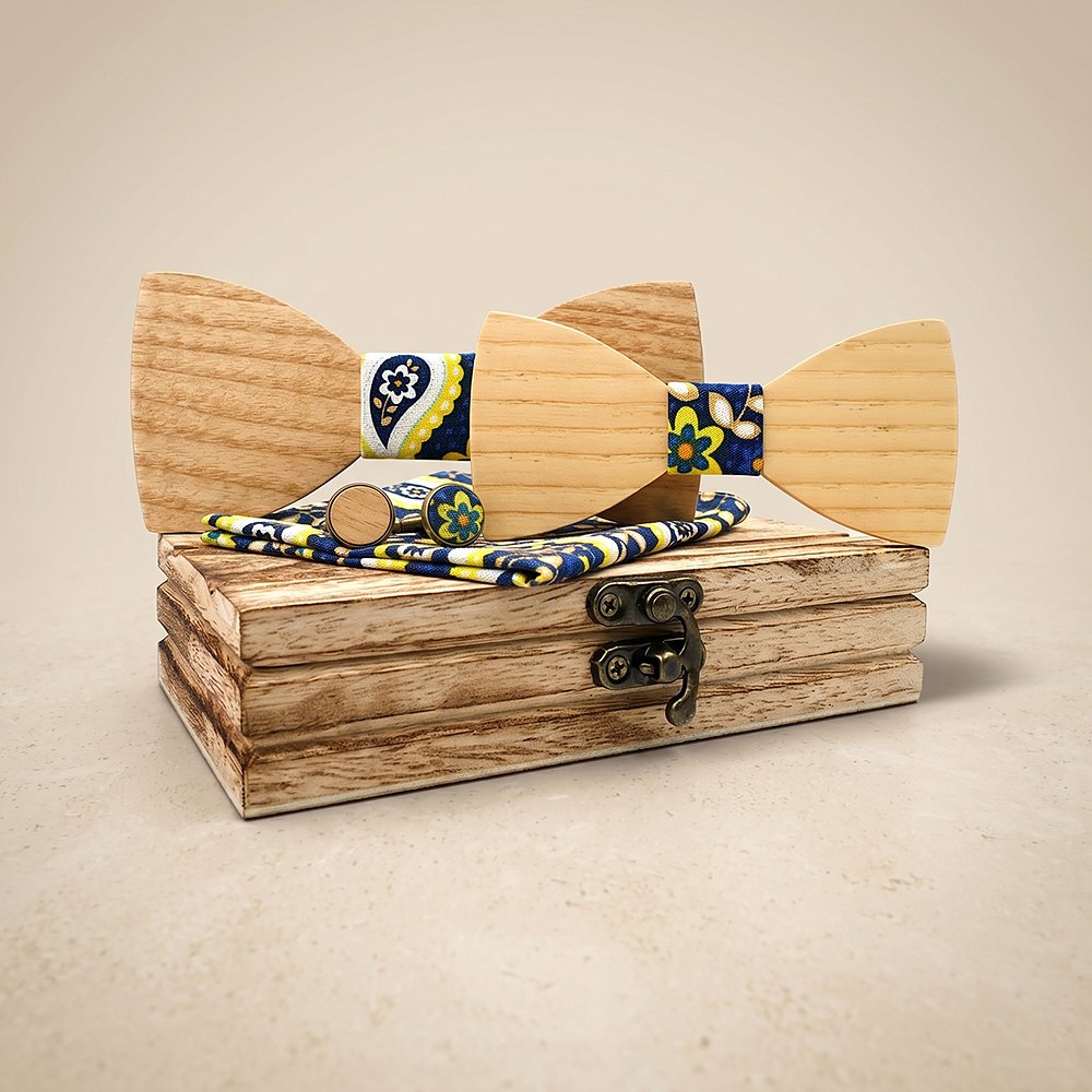 M441 M441  Father & Son Bow Tie Set, Maple — colour C1