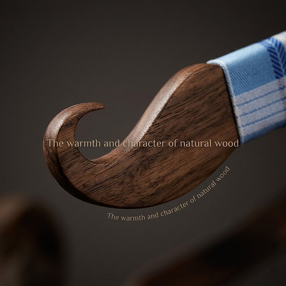 M447 M447  Mustache Shape Bow Tie Set, Walnut — view 4