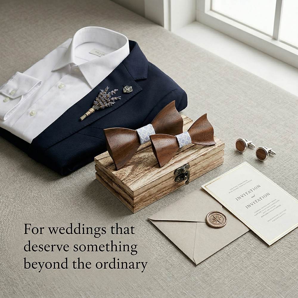 M450 M450  Father & Son Bow Tie Set, Walnut — view 10