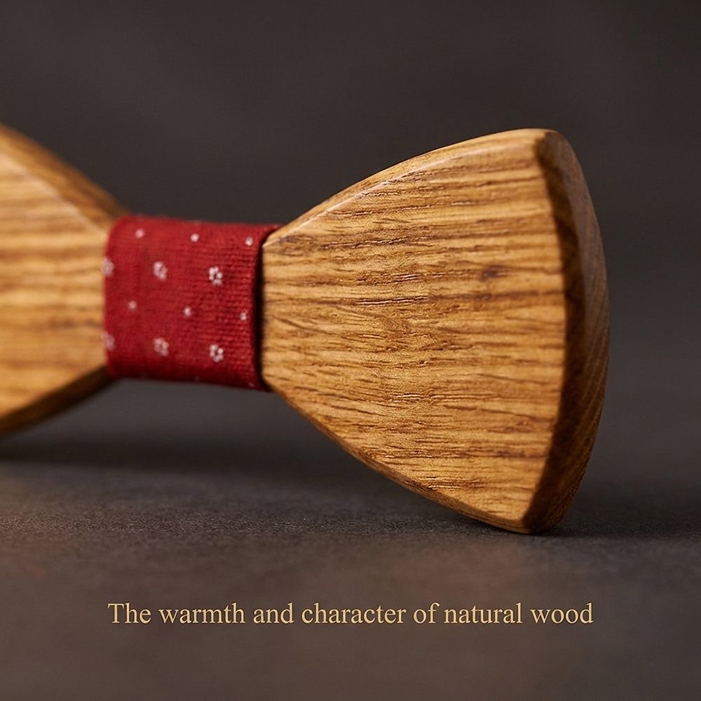 M453 M453  Father & Son Bow Tie Set, Zebrawood — view 4