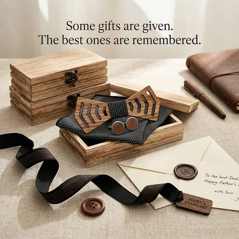 M460 M460  Chevron Arrow Bow Tie Set, Zebrawood — view 6