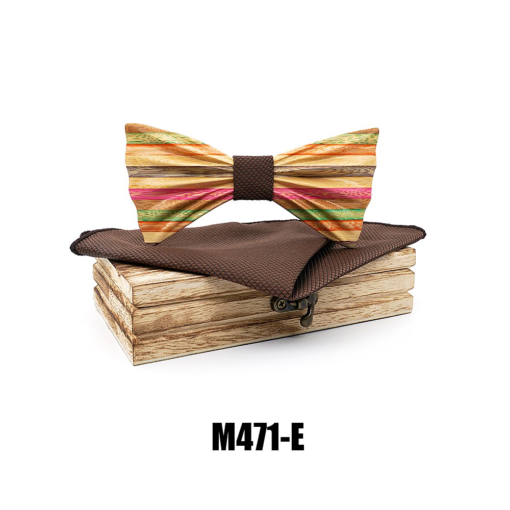 M471 M471  Rainbow Stripe Bow Tie Set — view 5