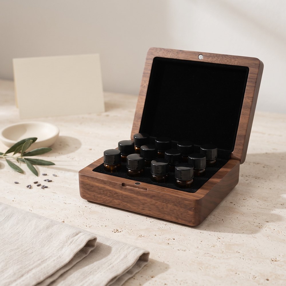 RB561 RB561  Essential Oil Storage Box, 12 or 25 Bottles — view 2