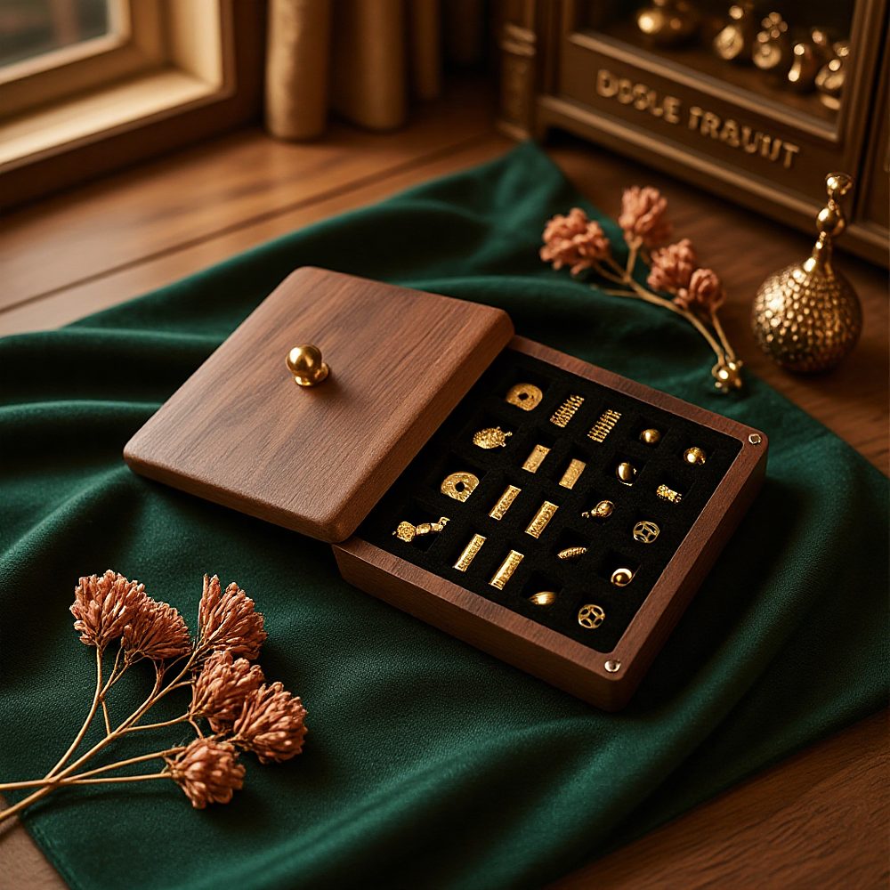 RB568 RB568  Gold Jewellery Display Box, 103mm — view 3