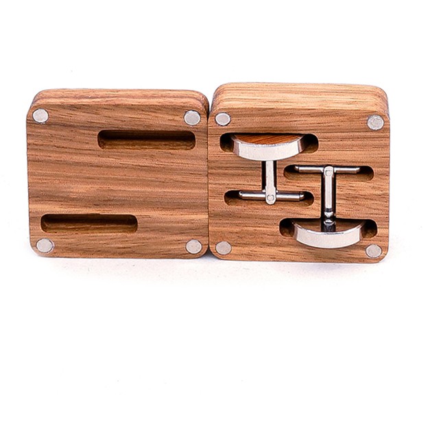 WGC-304  Folding Cufflink Box